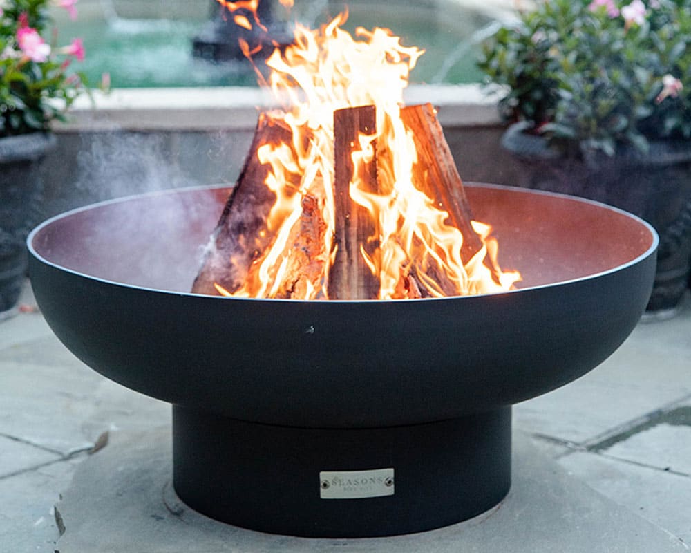 Elliptical Steel Fire Pit